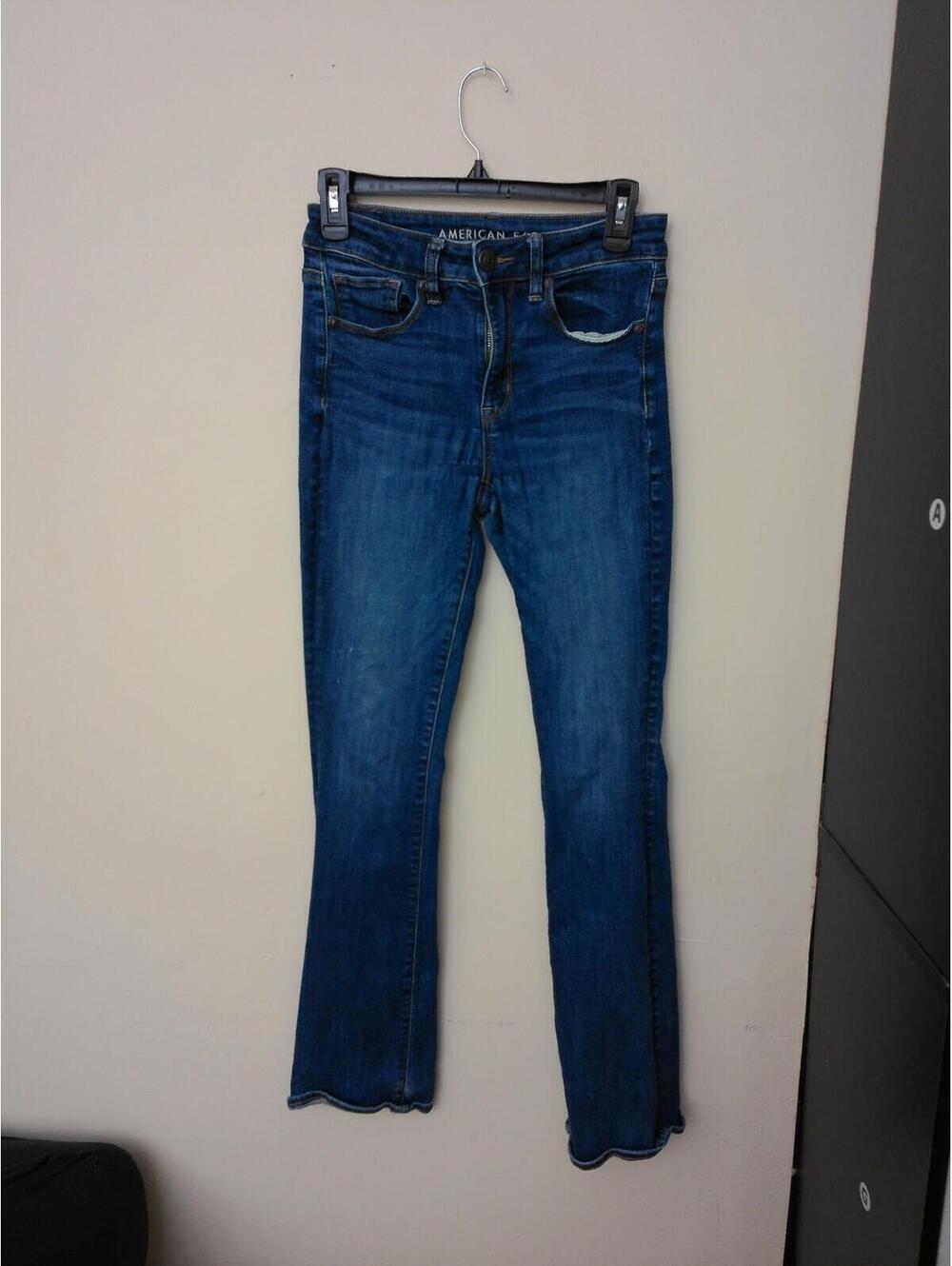 American Eagle Jeans Womens Blue Ne(x)t Level Stretch Size‎ 2 Regular Bootcut